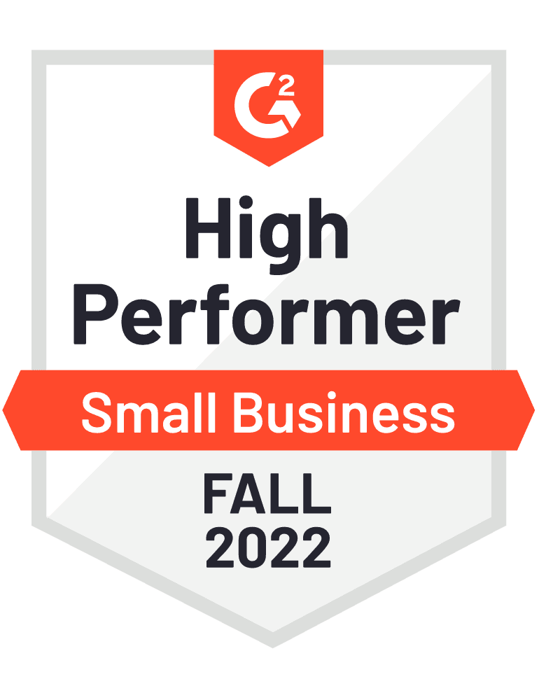 High Performer, Small Business, Fall 2022